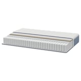 VALLBERGET Pocket sprung mattress, with coir super firm/light blue, 90x200 cm