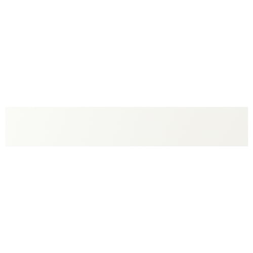 VALLSTENA white kitchen cabinet, smooth foil, rectangular, modern.