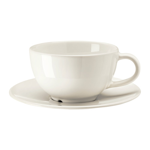 VARDAGEN Teacup with saucer IKEA