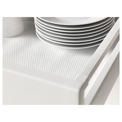 VARIERA Drawer mat, white, 150 cm