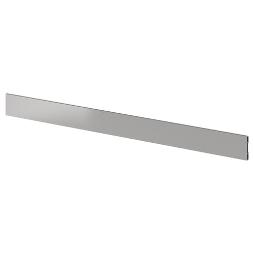 VÅRSTA stainless steel kitchen front, sleek design, rectangular shape.
