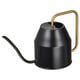VATTENKRASSE Watering can, black/gold-colour, 0.9 l