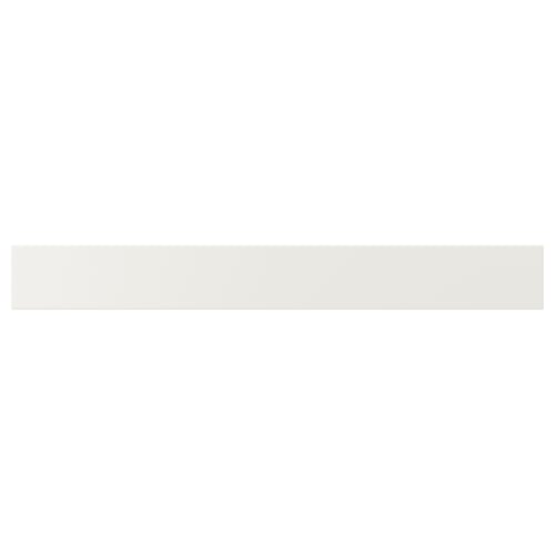 VEDDINGE white kitchen cabinet. Modern, sleek, rectangular design with smooth finish.