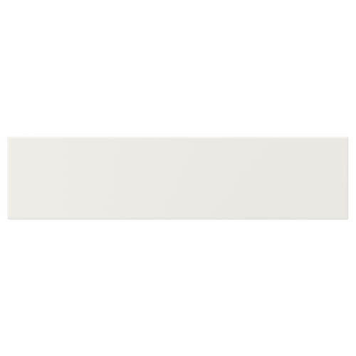 VEDDINGE white kitchen cabinet - sleek, rectangular, modern design. 25-year guarantee.