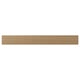 A VEDHAMN kitchen drawer front in natural wood. It is rectangular with visible oak grain, framed by solid wood, and lacquered for durability.