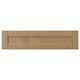 This is a wooden drawer front in natural oak. It solid oak frame with oak veneer panels. The design is modern with natural wood grain visibility.