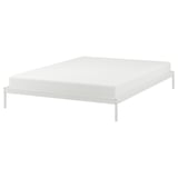 VEVELSTAD Bed frame, white, 150x200 cm