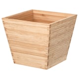 VILDAPEL Plant pot, bamboo, 12 cm