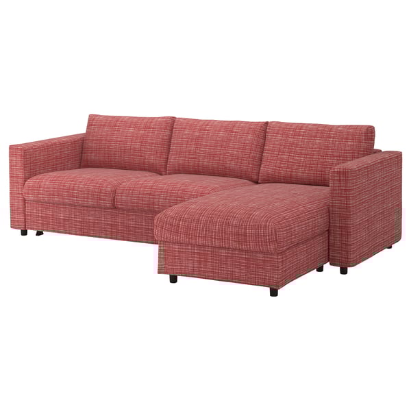Vimle Cover For 3 Seat Sofa Bed With Chaise Longue Dalstorp