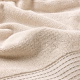 VINARN Bath towel, light grey/beige, 70x140 cm