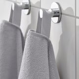 VINARN Bath towel, light grey, 70x140 cm