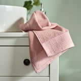 VINARN Hand towel, light pink, 40x70 cm