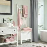 VINARN Hand towel, light pink, 40x70 cm