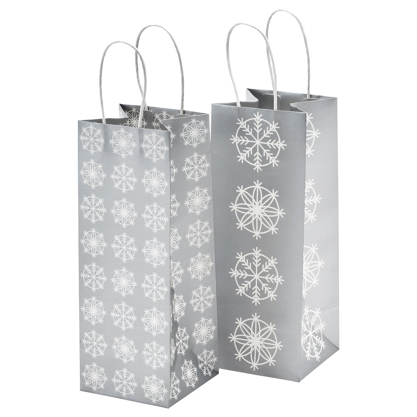 Vinter 2019 Gift Bag For Bottle Silver Colour Ikea