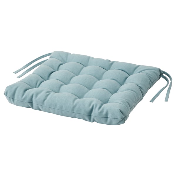 VIPPÄRT Chair cushion, light blue, 38x38x6.5 cm