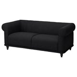 VISKAFORS 2-seat sofa, Lejde anthracite/brown