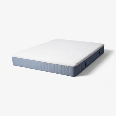 VITMÅSEN Pocket sprung mattress, with latex extra firm/light blue, 150x200 cm