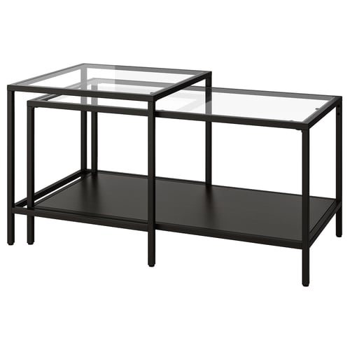 IKEA VITTSJÖ Nest of tables, set of 2