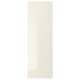 VOXTORP Door, high-gloss light beige, 40x120 cm