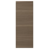 VOXTORP Door, walnut effect, 30x80 cm