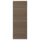 VOXTORP Door, walnut effect, 30x80 cm