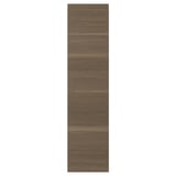VOXTORP Door, walnut effect, 20x80 cm