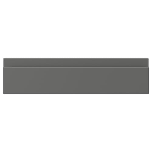 VOXTORP grey drawer front, minimalist.