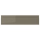 VOXTORP Drawer front, high-gloss dark grey-brown, 40x10 cm