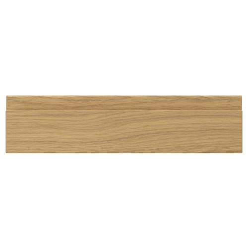 VOXTORP, oak drawer front with integrated handles. Clean, modern design.