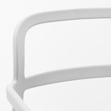 YPPERLIG Chair with armrests, light grey