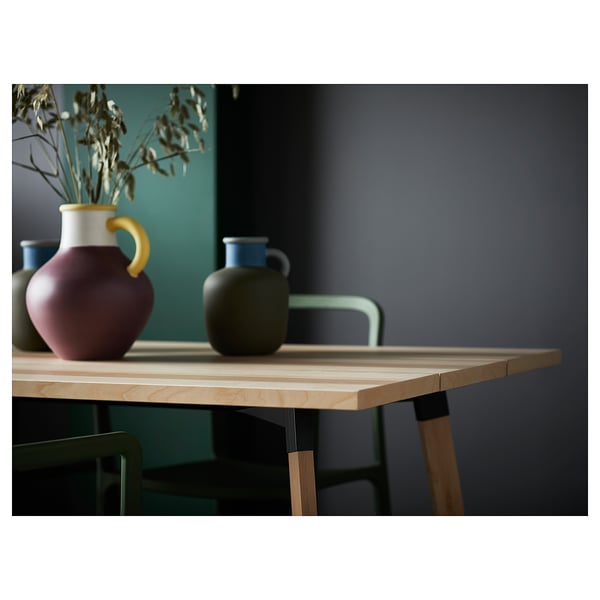 YPPERLIG Table, ash, 200x90 cm