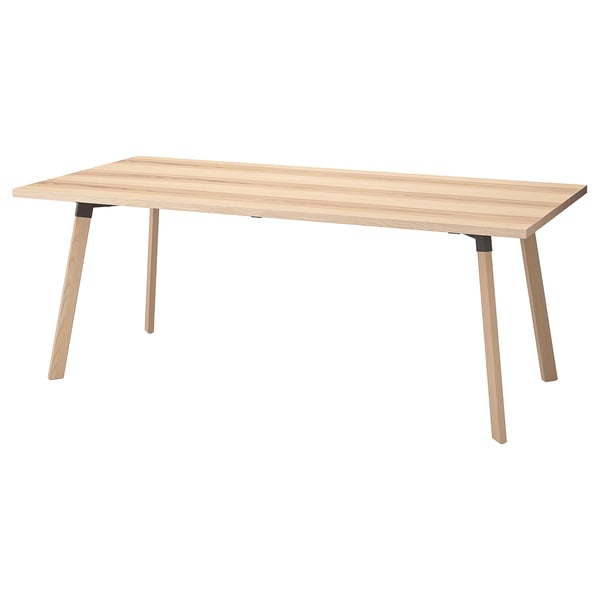 YPPERLIG Table, ash, 200x90 cm