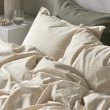ÄNGSLILJA Sarung duvet dan 2 sarung bantal, asli, 200x200/50x80 cm