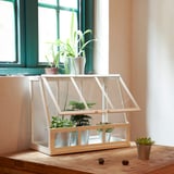 ÅKERBÄR Rumah hijau, dalam/luar/putih, 45 cm