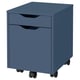 ALEX Unit laci beroda, hitam biru/hitam, 36x50 cm