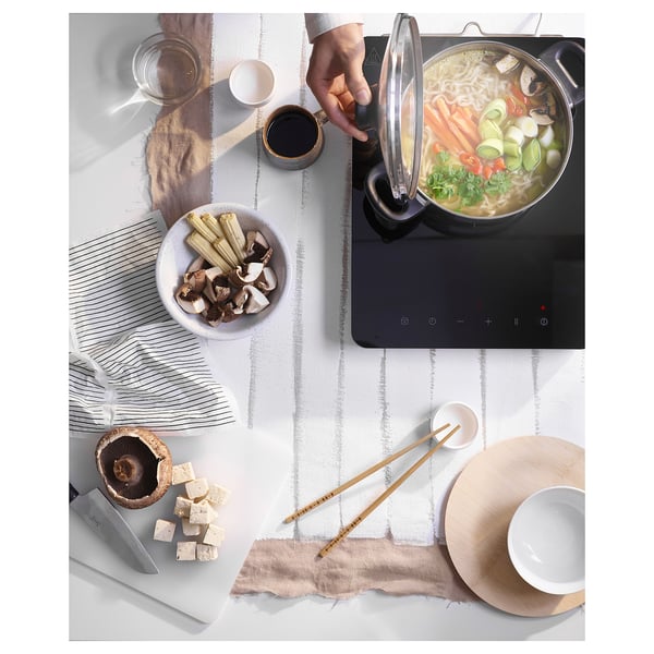ANNONS Set 5 unit peralatan memasak, kaca/keluli tahan karat