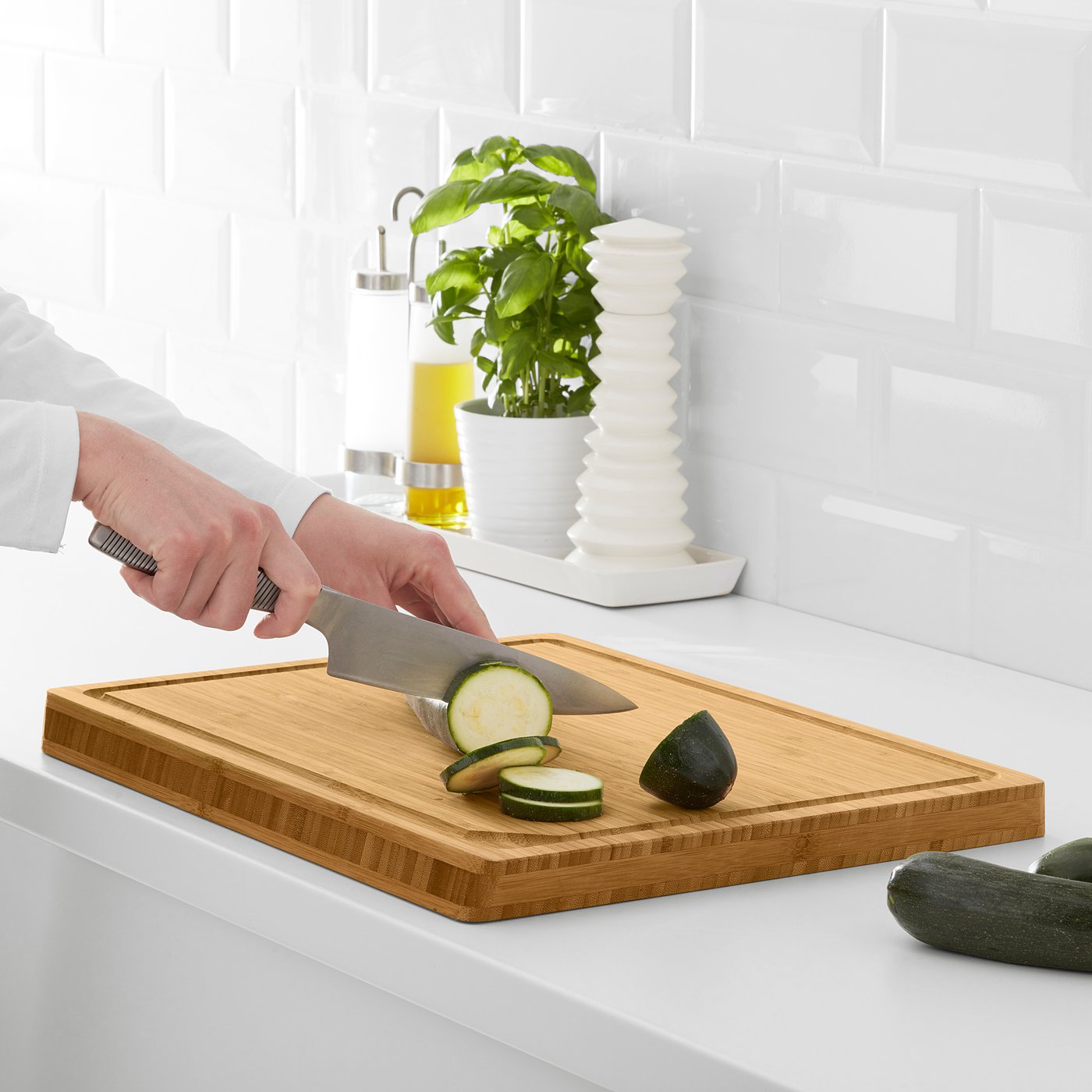 Aptitlig Papan Pemotong Daging Buluh 45x36 Cm Ikea