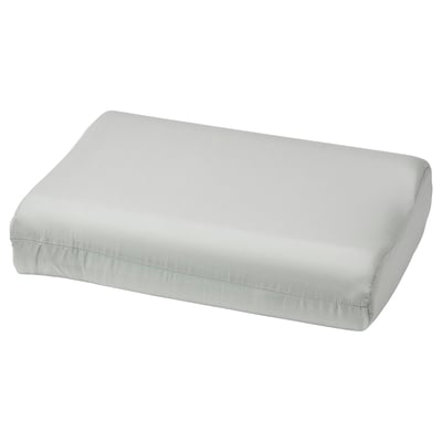 BÄRGLIM Sarung bantal utk bantal ergonomi, kelabu, 33x50 cm