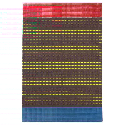 BÄRTRÅD Ambal, tenunan rata, pelbagai warna/corak berjalur-jalur, 60x90 cm