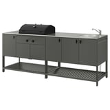 BÅTSKÄR Dapur luar + bbq arang + unit sink
