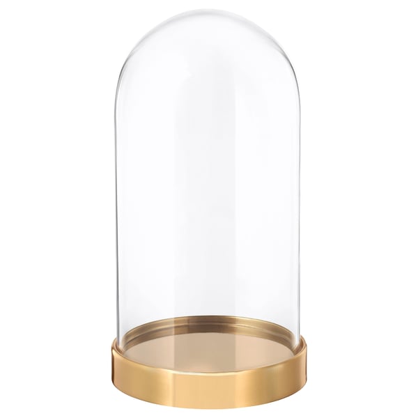 BEGÅVNING Kubah kaca dengan dasar, 19 cm