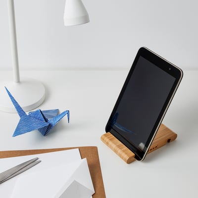 BERGENES Pemegang telefon bimbit/tablet, buluh