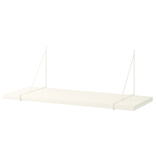 BERGSHULT / PERSHULT Para-para dinding, putih/putih, 80x30 cm