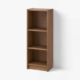BILLY Rak buku, coklat kesan kayu walnut, 40x28x106 cm