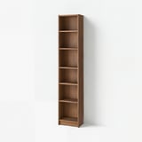BILLY Rak buku, coklat kesan kayu walnut, 40x28x202 cm