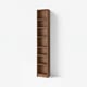 BILLY Rak buku dgn unit tambah tg, coklat kesan kayu walnut, 40x28x237 cm