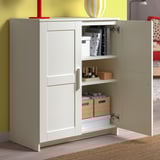 BRIMNES Kabinet berpintu, putih, 78x95 cm