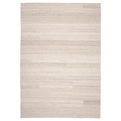 BRÖNDEN Ambal, bulu nipis, buatan tangan kuning air, 133x195 cm