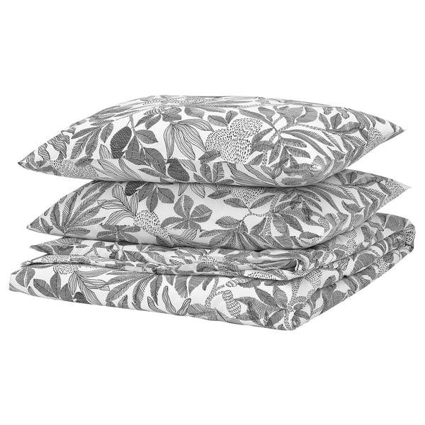 BROKDRACENA Sarung duvet dan 2 sarung bantal
