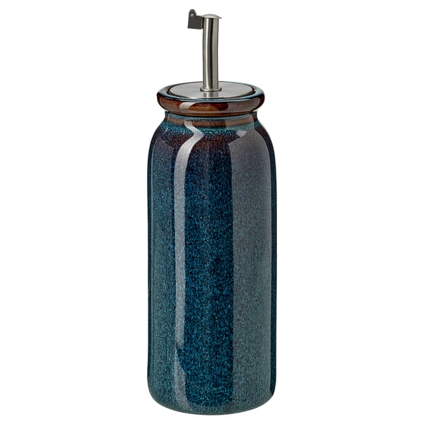 BRUGDHAJ Botol cuka/minyak, biru, 19 cm